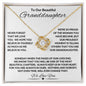 To Our Granddaughter | In Your Heart Love Knot Necklace