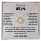 To My Loving Mom | My Joy Love Knot Necklace