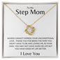 To My Step Mom | Unconditional Love Knot Necklace