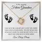 To My Amazing Future Grandma | I Love You Love Knot Necklace