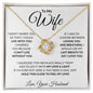 To My Wife | Loving Love Knot Necklace