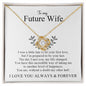 My Future Wife | My Other Half - Love Knot Necklace