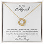 To My Girlfriend | Fall In Love Love Knot Necklace