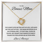 To My Bonus Mom | Gift Of You Love Knot Necklace
