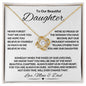 To Our Beautiful Daughter | Believe In Yourself Love Knot Necklace