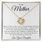 To My Mother | Strong Woman Love Knot Necklace