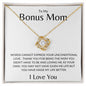 To My Bonus Mom | Unconditional Love Knot Necklace