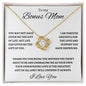 To My Bonus Mom | Greatest Gift Love Knot Necklace