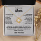To My Loving Mom | My Joy Love Knot Necklace