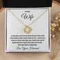 To My Wife | Truly Amazing Love Knot Necklace