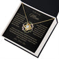 To My Loving Mom | Grateful Love Knot Necklace