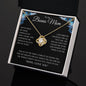 To My Bonus Mom | My Joy Love Knot Necklace