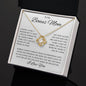 To My Bonus Mom | Special Bond Love Knot Necklace