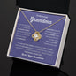 To My Loving Grandma | So Many Years Love Knot Necklace