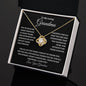 To My Loving Grandma | Everything Love Knot Necklace