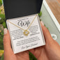 To My Smokin Hot Wife | Love You Love Knot Necklace