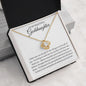 To My Beautiful Goddaughter | Joy Love Knot Necklace
