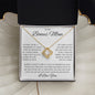 To My Bonus Mom | Special Bond Love Knot Necklace