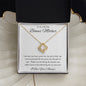To My Amazing Bonus Mother | Loving Me Love Knot Necklace