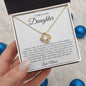 To My Lovely Daughter | Win or Learn Love Knot Necklace