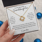 To My Beautiful Granddaughter | Promise Love Knot Necklace