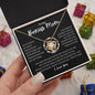 To My Bonus Mom | Thank You Love Knot Necklace