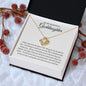 To My Beautiful Goddaughter | Joy Love Knot Necklace