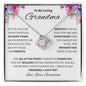 To My Loving Grandma | Forever Love Knot Necklace