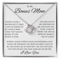 To My Bonus Mom | Special Bond Love Knot Necklace