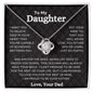 To My Daughter | Promise Love Knot Necklace