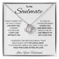To My Soulmate | Loving You Love Knot Necklace