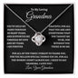 To My Loving Grandma | Everything Love Knot Necklace