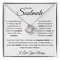 To My Soulmate | My Heart Love Knot Necklace