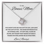 To My Bonus Mom | Gift Of You Love Knot Necklace