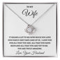 To My Wife | Truly Amazing Love Knot Necklace