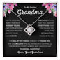 To My Loving Grandma | Thank You Love Knot Necklace