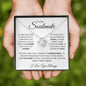 To My Soulmate | My Heart Love Knot Necklace