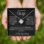 To My Beautiful Wife | Best Friend Love Knot Necklace