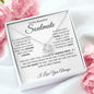 To My Beautiful Soulmate | Missing Piece Love Knot Necklace