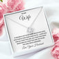 To My Wife | Truly Amazing Love Knot Necklace