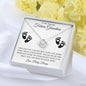 To My Amazing Future Grandma | I Love You Love Knot Necklace