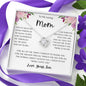 To My Loving Mom | Taught Me Love Knot Necklace