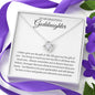 To My Beautiful Goddaughter | Joy Love Knot Necklace