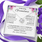 To My Loving Grandma | Forever Love Knot Necklace
