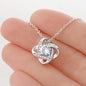 To My Loving Mom | Thank You Love Knot Necklace