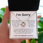 I'm Sorry | I Miss You Forever Love Knot Necklace