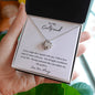 To My Girlfriend | Fall In Love Love Knot Necklace