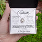 To My Soulmate | My Heart Love Knot Necklace