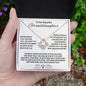 To Our Granddaughter | In Your Heart Love Knot Necklace