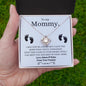 To My Mommy | Little Blue Bump Love Knot Necklace